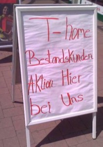 T-home Bestandskunden Aktion Hier bei Uns